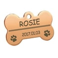 thumbnail image 6 of Pet Artist Personalized Bone Shape Dog Tags Engraved Pet Puppy ID Name Stainless Steel S-L, 6 of 9
