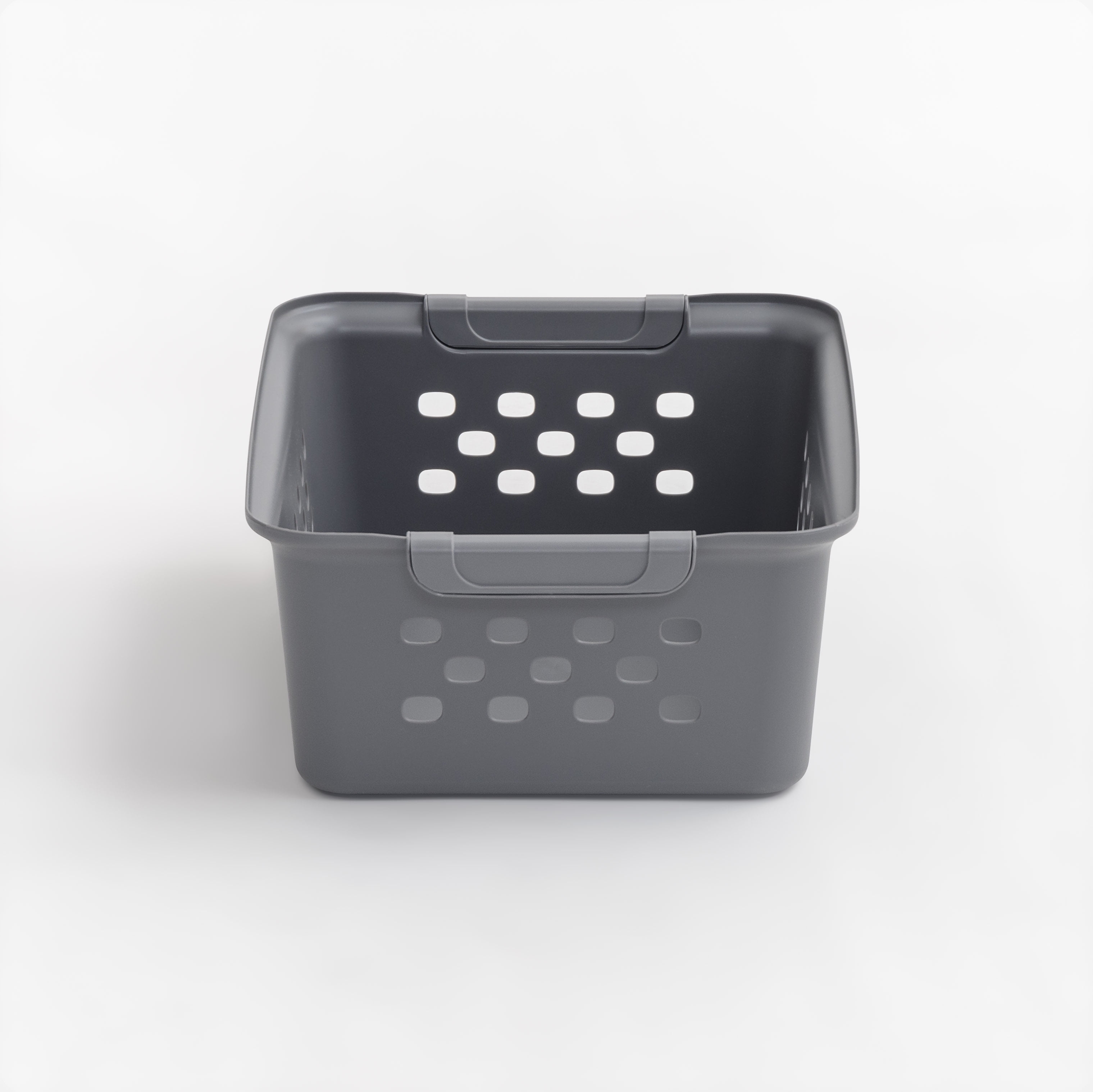 IRIS Small Organizer Storage Basket, Gray