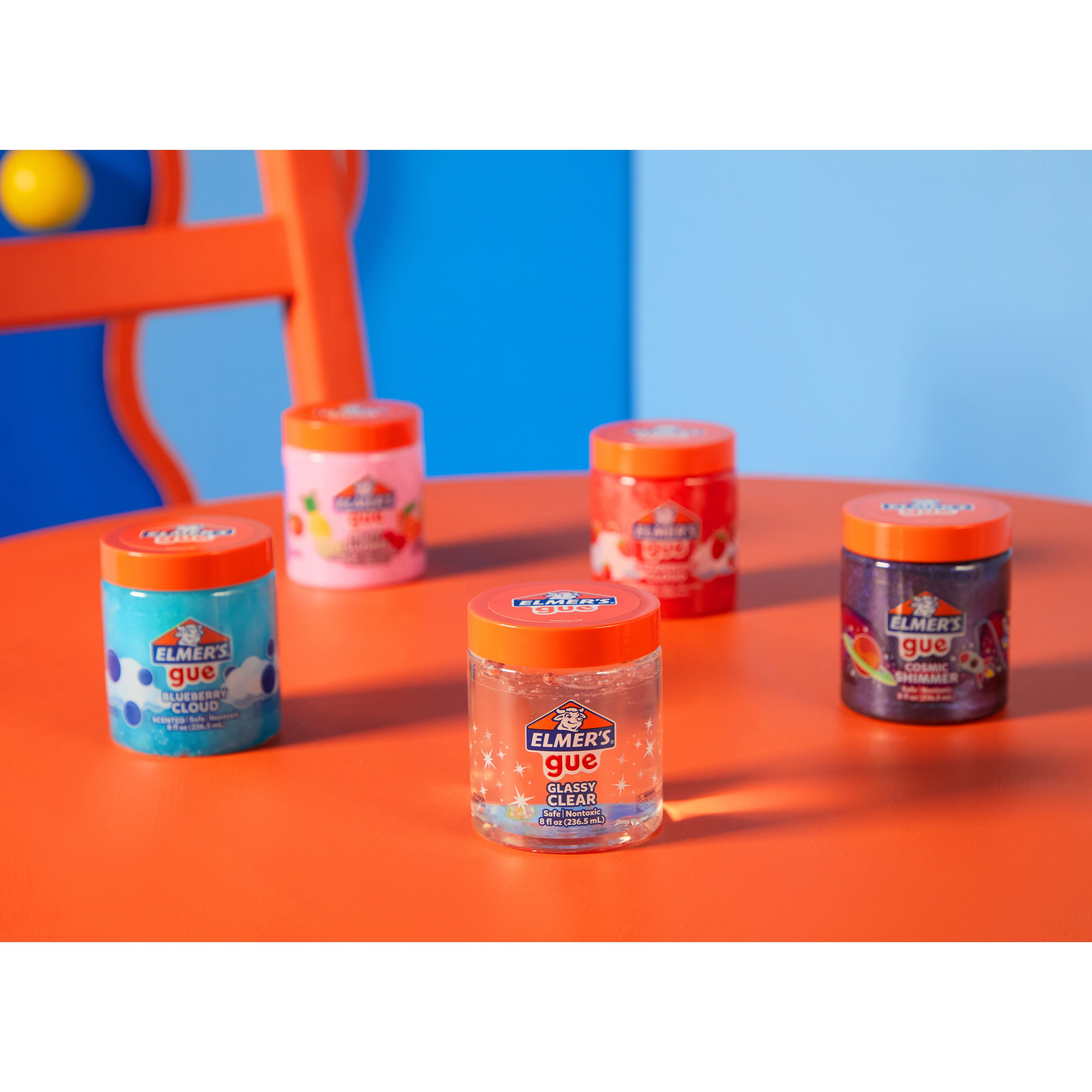 Elmer's Gue Fruity Slushie Premade Slime, 6 Pack