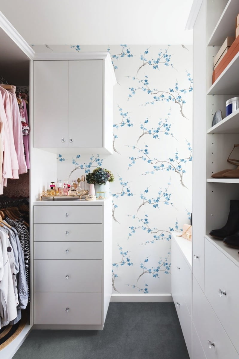 NextWall Cherry Blossom Floral Peel and Stick Wallpaper