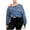 Blue, variant on Long Sleeve Shirts for Women,Asymmetrical Neckline Sweatshirt Sleeve and Relaxed Cropped Fits Good for Layering Over Favorite Tops,Womens Shirts