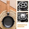 thumbnail image 2 of WASHWEPE 2Pack Breakfast Pan Wood Frying For Cooking At Home Assorted Color, 2 of 7