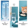 thumbnail image 4 of Miangastore 1 Ensemble Distributeur Automatique d'Eau pour Chaton Bol de Nourriture Surélevé Protection du Cou, 4 of 9