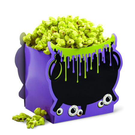 415-3032 Cauldron Disposable Bowl, Serve up your scary treats, popcorn, trick-or-treat candy or cookies in the Halloween cauldron party bowl By Wilton