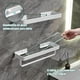 thumbnail image 4 of Repisas Flotantes para Baño de Vidrio Templado Negro Mate, 1 Estante, Estilo Minimalista, Resistente al Óxido y Duradera, 4 of 6