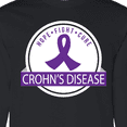 thumbnail image 4 of Inktastic Crohn's Disease Hope Fight Cure Long Sleeve T-Shirt, 4 of 5