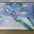 thumbnail image 6 of Ambesonne Floral Place Mats Set of 4, Iris Fresh Colors, Standard Size, Lilac Teal Ecru, 6 of 6
