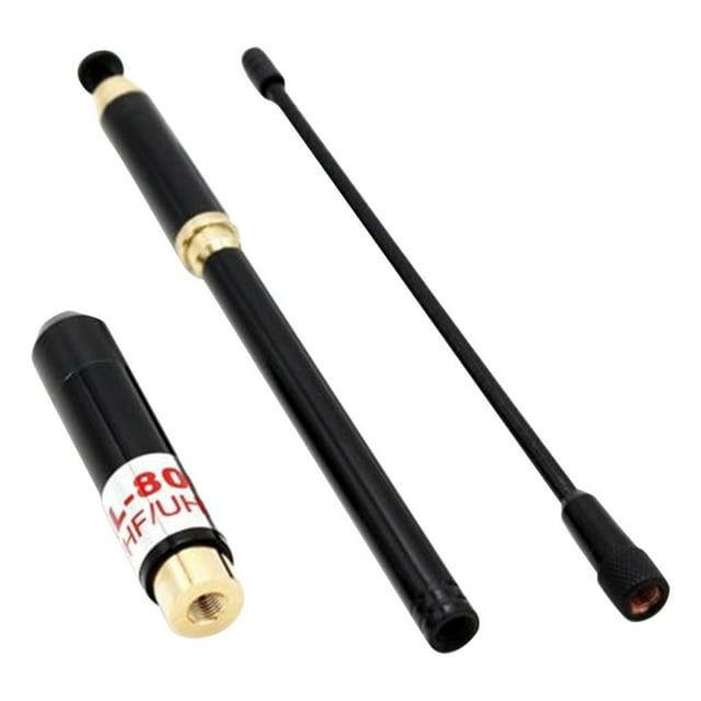 Antena telescópica Male 144 / 430MHz Sunnimix Antena macho SMA