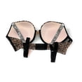 thumbnail image 2 of Victoria's Secret 36DD Leopard Polyester Push Up Bra, Black/Brown, 2 of 2
