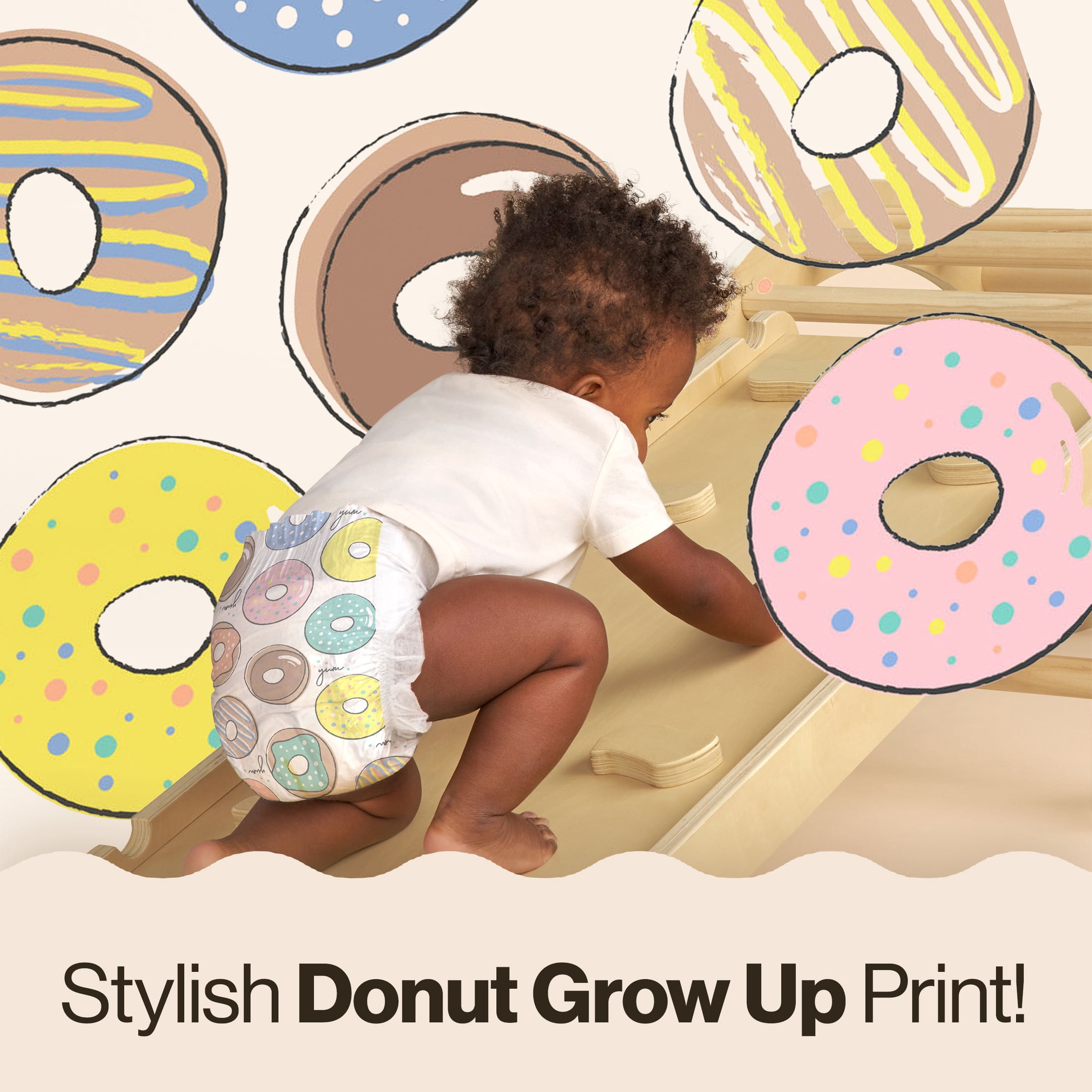 Honest® Clean Conscious Baby Diapers Size 3 (16-28 lbs), Hypoallergenic and Fragrance Free, 42 Count