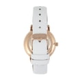 thumbnail image 2 of Sophie & Freda SAFSF4706 Breckenridge Leather-Band Watch, Rose Gold & White, 2 of 3