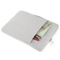 thumbnail image 5 of Polyester Fabric Multifunctional Sleeve Briefcase Handbag Case Cover for 13-13.3 Inch Laptop, Notebook, MacBook Air/Pro,Gray, 5 of 7