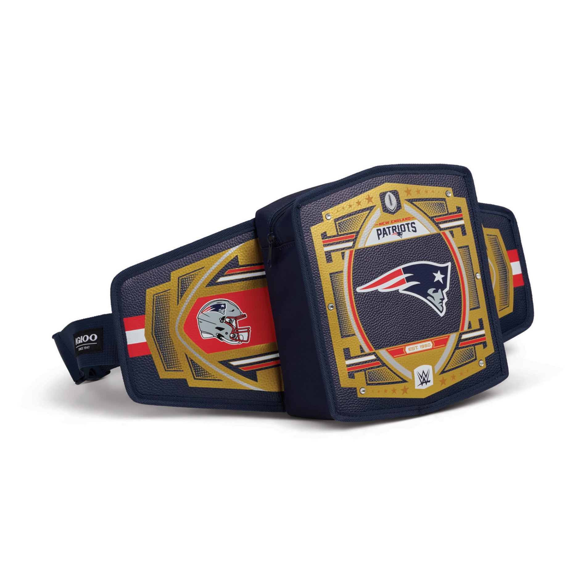 IGLOO  New England Patriots WWE Legacy Belt Cooler