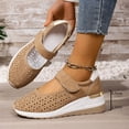 thumbnail image 6 of Mepaouo Women's Working Nurse Shoes Plaform Wedge Slip on Loafers Casual Walking Orthotic Sneakers, 6 of 8