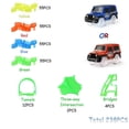 thumbnail image 1 of Glowing Race Track Bend Flex Flash In The Dark Assembly Car Toy 80/164/266pcs Glow Racing Track Set Children Educational Toys [, 1 of 3