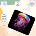 thumbnail image 3 of Jellyfish Gaming Mousepad Mouse Mat Desk Mat - Square, 8.3x9.8 Inch, Non-Slip Rubber Bottom, Printed, Suitable for Office and Gaming, 3 of 6