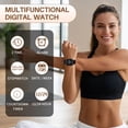 thumbnail image 3 of SKMEI Watches for Women Outdoor Sport Digital Watch Waterproof Chronograph Womens Wristwatch with Alarm/Back Light/Dual Time, 3 of 10