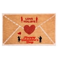thumbnail image 2 of BotaniNest Valentine's Day Heart Envelope Design Soft Area Rug For Bedroom Living Room Floor Mat, 2 of 6