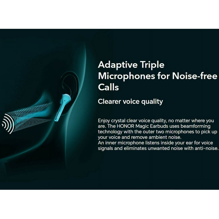 HONOR Magic Earbuds Travel Wireless Bluetooth Earphone Waterproof Rechargeable Music