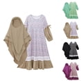 thumbnail image 6 of EnJoCho Girls Summer Hijab Dress Toddler Girls Musli𝗆 Abaya Prayer Dress with Hijab Toddler Baby Middle Eas𝗍 Arabian 𝖣ubai Kaftan Ramadan Eid Clothes, 6 of 8