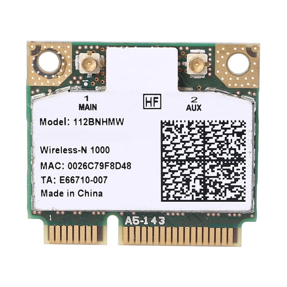 For Centrino Wireless-N 1000 Wifi Link1000 802.11 b/g/n 112BNHMW 300Mbps Half Pci-e Card