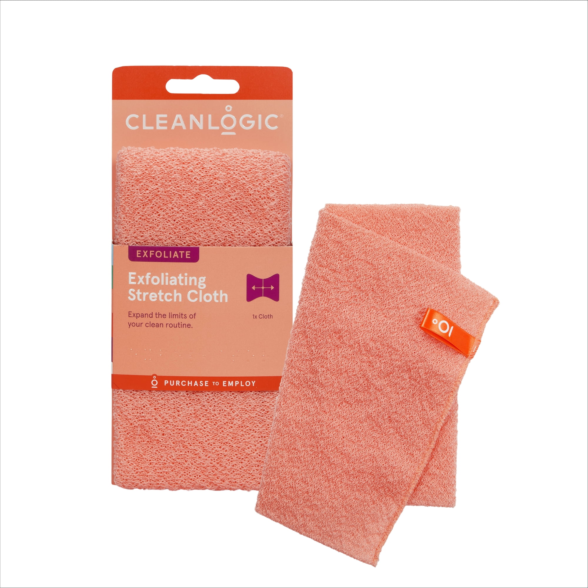 Cleanlogic Exfoliating Stretch Cloth Deep Clean Body Exfoliator Cloth