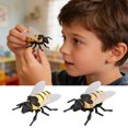 thumbnail image 2 of Moocorvic 2 Pcs Realistic bee Wind-up with Interactive Head and Tail, Movement Mechanical Insect Models for Educational Play Indoor Outdoor Use April Fool's Day Favors and Bug, 2 of 9