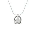 thumbnail image 2 of Delight Jewelry Silvertone Keep Calm and Travel On Miracles Ring Charm Necklace, 18", 2 of 4