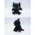 thumbnail image 2 of How To Train Your Dragon 3 Toothless Light Fury Plush Doll with Tag 25cm, 2 of 5