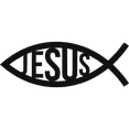 thumbnail image 2 of Jesus Fish - Metal Wall Art, 2 of 5