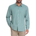 thumbnail image 4 of CAMISAS DE NEGOCIO DE MANGA LARGA A RAYAS PARA HOMBRES INSPIRAR CHIC S VERDE, 4 of 5