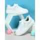 thumbnail image 3 of Women Two Tone Skate Shoes, Lace-up Front Sporty Sneakers, 3 of 3