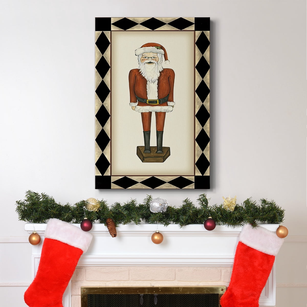 Jolly Santa- Gallery Wrapped Canvas