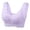 Purple, variant on Sports Bras for Women Yoga Bra Front & Side Buckle Lace-Edge Seamless Lift Bra for Women Criss-Cross Adjustable Comfort Sports Bra Without Steel Ring Ideal for Yoga Sleep & Everyday Wear