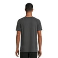 thumbnail image 3 of Athletic Works Men's & Big Men's Jacquard Pocket Tee with Short Sleeves, Sizes S-3XL, 3 of 5