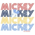 thumbnail image 2 of Girl's Mickey & Friends Mickey Retro Name Stack  Graphic Tee White X Small, 2 of 4