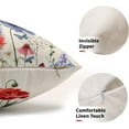 thumbnail image 2 of 4th of July Pillow Covers 12x20 Inch Red Blue Floral Patriotic Outdoor Decorative Throw Pillow Covers Set of 2 Independence Day Pillowcases Farmhouse Cotton Linen Cushion Covers for Couch Home Decor, 2 of 6