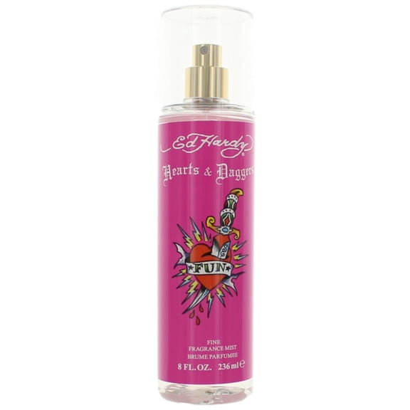 Ed Hardy Hearts & Daggers by Christian Audigier, 8 oz Fragrance Mist Spray for Women