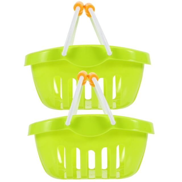 MasteelfCA 2 Pcs Panier de Rangement Simulation Jouet Jeu de Simulation Jouet Éducatif Précoce pour Enfants