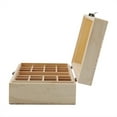 thumbnail image 3 of M Buder Organizador de Caja de Almacenamiento de Madera para Aceites Esenciales Aromaterapia y Joyas, 3 of 9