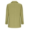 thumbnail image 5 of Rohuuque Blazers for Women Business Casual Long Sleeved Double Pocket Suits Jackets Lightweight Slim Fit Work Office Jacket with Pockets Olive Green, 5 of 7