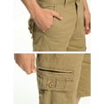 thumbnail image 3 of Men's Cargo Shorts Relaxed Fit, Cotton Twill Work Shorts, Outdoor Lightweight Casual Shorts for Men with Pockets(No Belts), 3 of 6