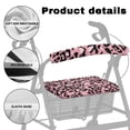 thumbnail image 5 of HELLHERO Pink Leopard Print Rollator Seat Cover Dust Proof Backrest Covers for Seniors Men Women Protection Covers Waterproof for Easy Installation, 5 of 7