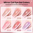 thumbnail image 6 of Beetles Soft Beam Cat Eye Gel Nail Polish Set, 6 Colors Glitter Gel Polish | Nude Pink Brown Purple Glitter Gel Nail Kit Magnetic Shine Soak Off UV Salon DIY Manicure Gift for Women, 6 of 7