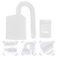 thumbnail image 2 of Portes de seguridad de 2 piezas Puertas de seguridad Clips de puertas de la mano anti-clip para la puerta del bebé (blanco), 2 of 4