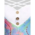 thumbnail image 3 of Rosegal Plus Size & Curve Tie Dye Crisscross Cinched 2 In 1 Tee, 3 of 4