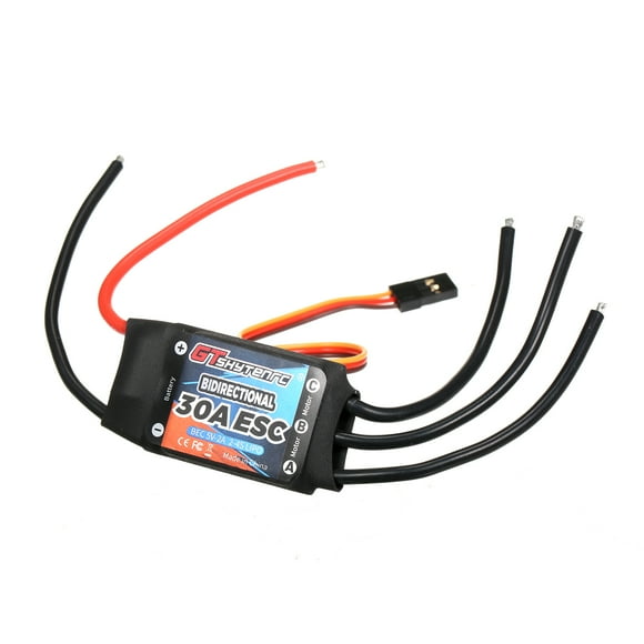 ESC, Hélice Pneumatique ESC Voiture / Bateau / Bateau Pneumatique 30a ESC Huiop Buzhi Voiture / Bateau / Voiture de Bateau à Distance 1 1 Sortie de Puissance