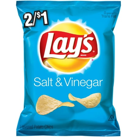 Lay's Salt & Vinegar Potato Chips 2/$1 or $.59 Ea. Prepriced 1.13 oz. Bag