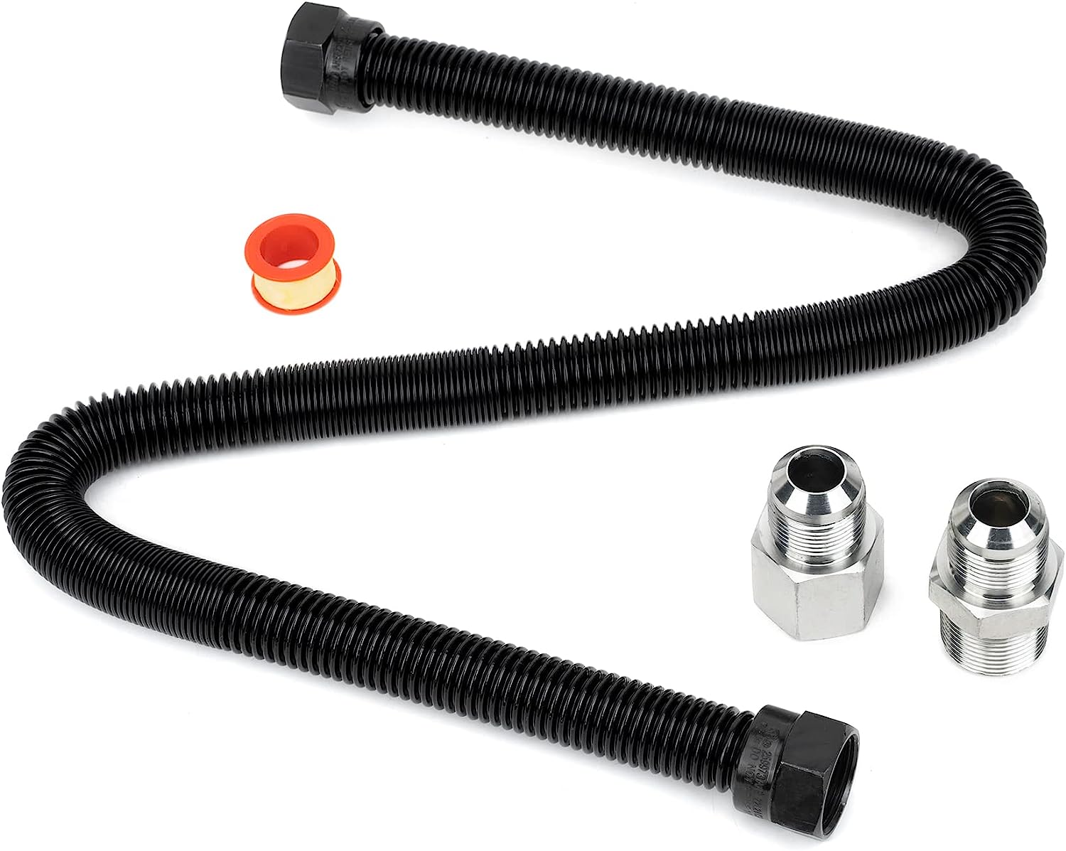 30" NonWhistle Flexible Flex Gas Line for Natural Gas or Liquid