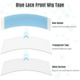 thumbnail image 3 of 72Pcs Waterproof Lace Tape for Hairpiece Wig Tape, Adhesive Double Sided Waterproof, Strong Hold Clear Lace Supports Toupees for Quick Weave Wigs Toupee Hairpiece Hair Extension, 3 of 7